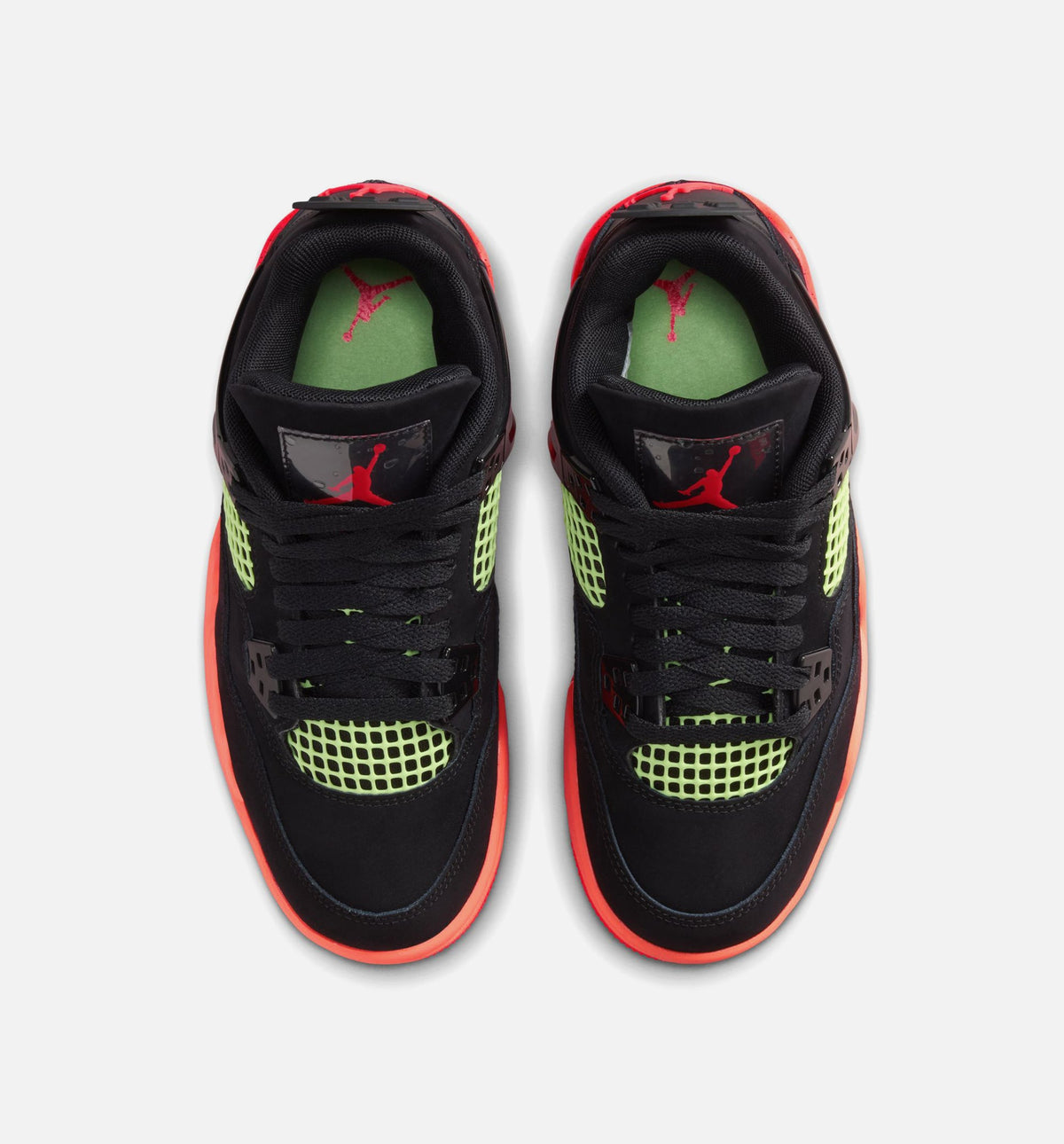 Air Jordan 4 Retro Black Infrared 23 Grade School Shoe - Black/Infrared 23/Bright Mango