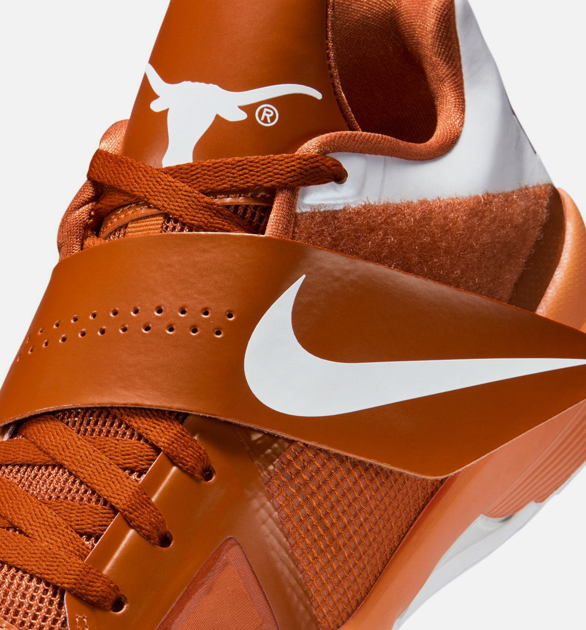 Zoom KD 4 Texas Longhorns Men's Lifestyle Shoe - Desert Orange/White