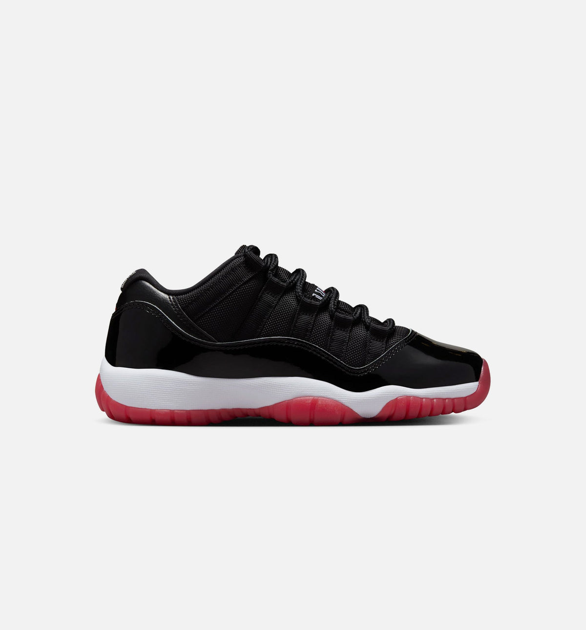 Air Jordan 11 Retro Bred Grade School Lifestyle Shoe - Black/Varsity Red/White