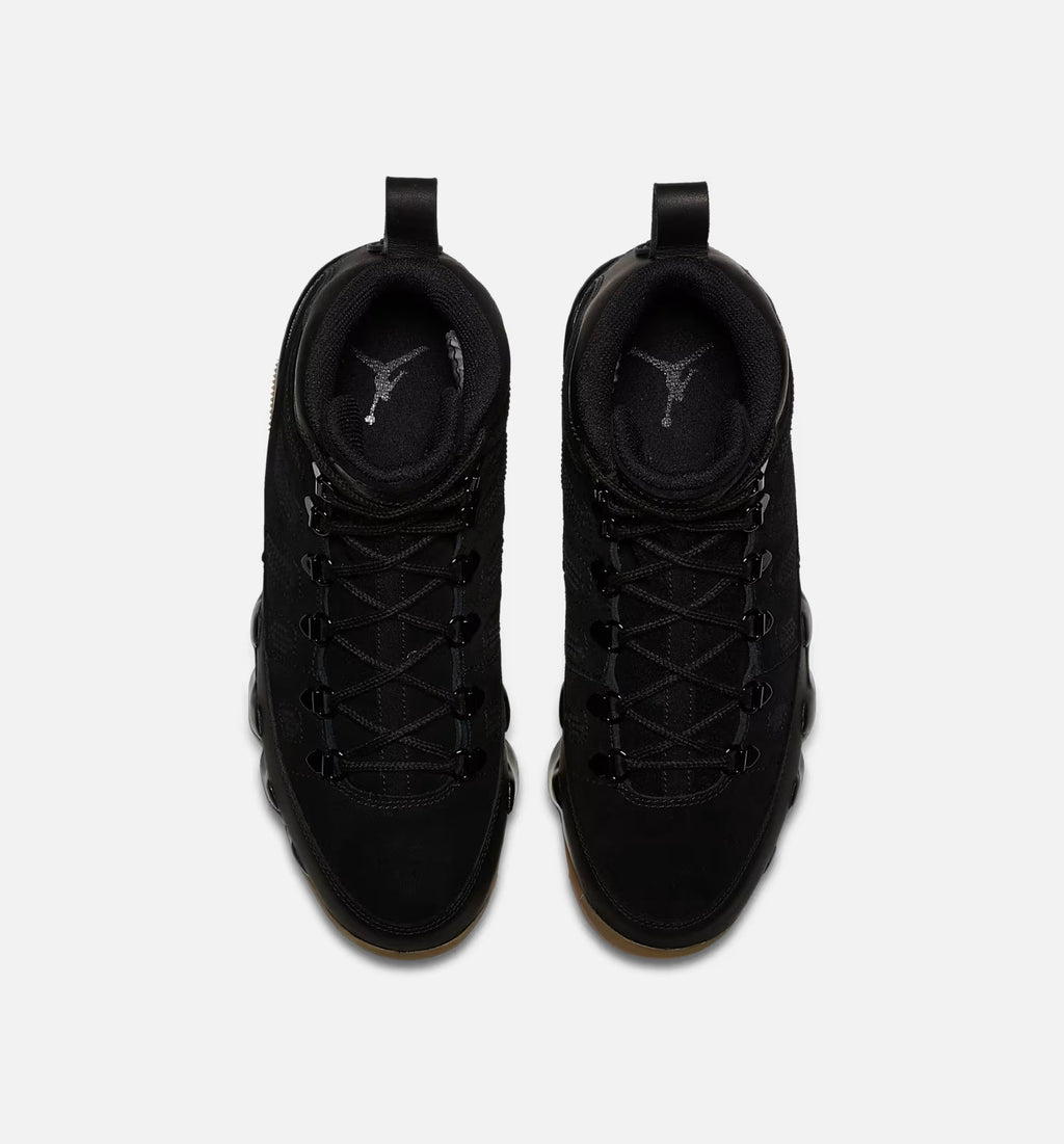 Air Jordan 9 Retro Men's Lifestyle Boot - Black/Black/Gum Light Brown