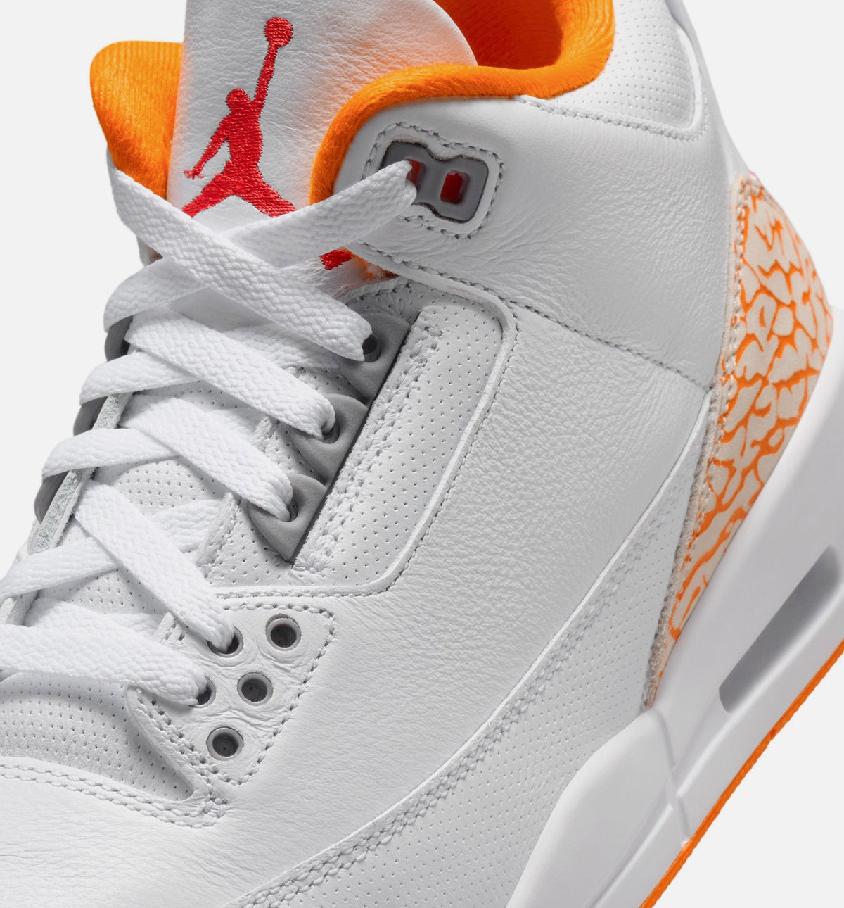 Air Jordan 3 Retro Orange Citrus Women's Shoe - White/Multicolor