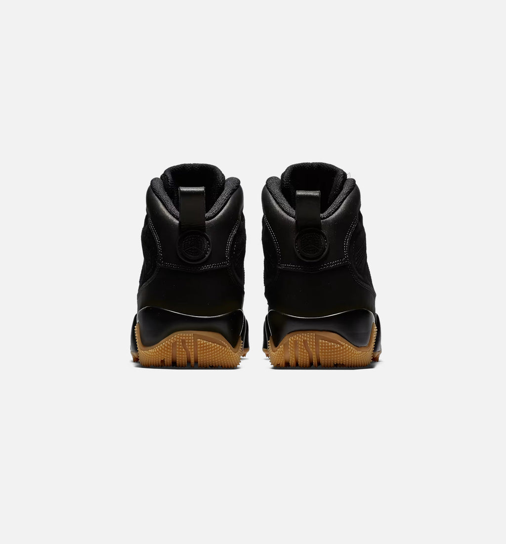 Air Jordan 9 Retro Men's Lifestyle Boot - Black/Black/Gum Light Brown