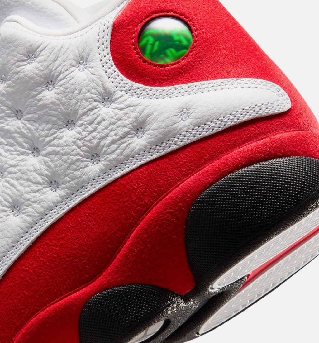 Air Jordan 13 Retro White and University Red Men's Lifestyle Shoe - White/Black/True Red