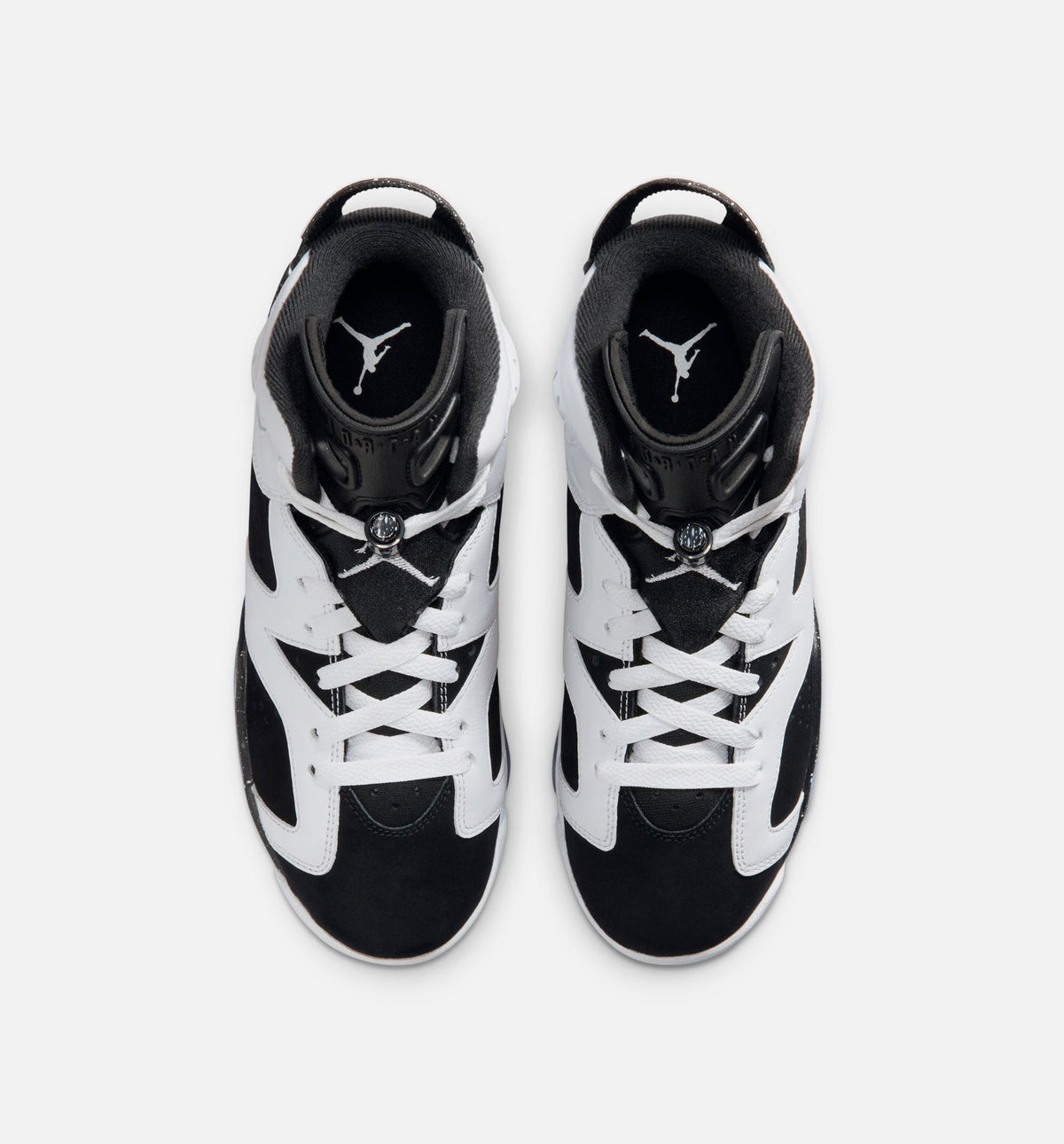 Air Jordan 6 Retro Black and White Grade School Lifestyle Shoe - Black/White