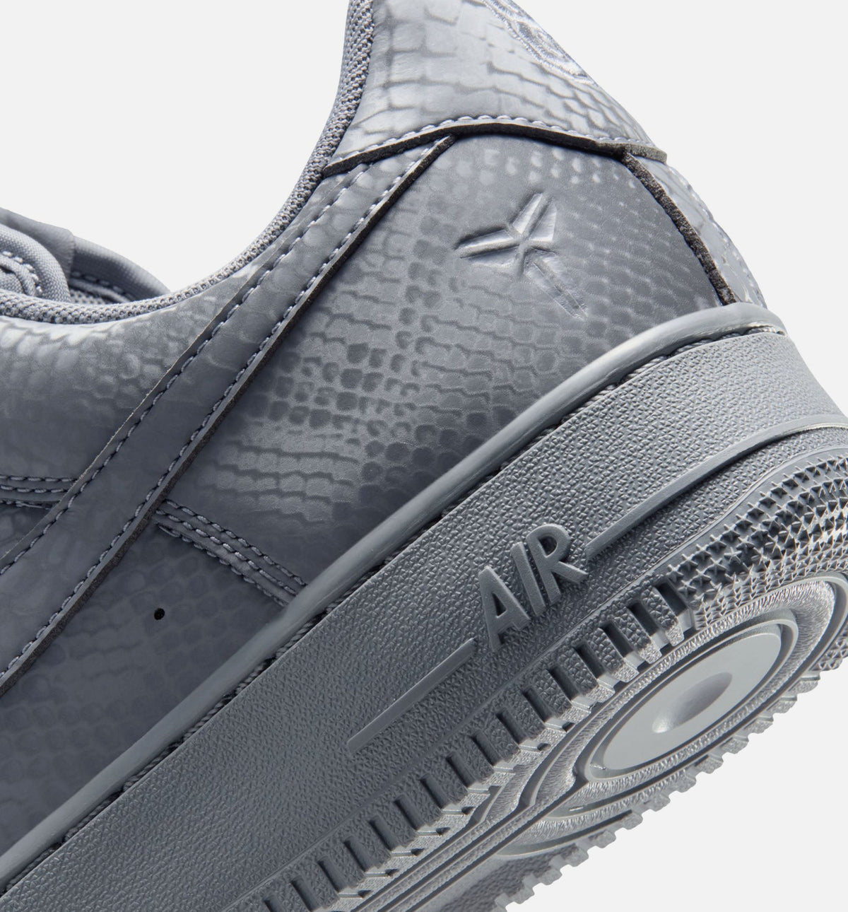 Kobe Air Force 1 Low Cool Grey Men's Lifestyle Shoe - Cool Grey/Wolf Grey