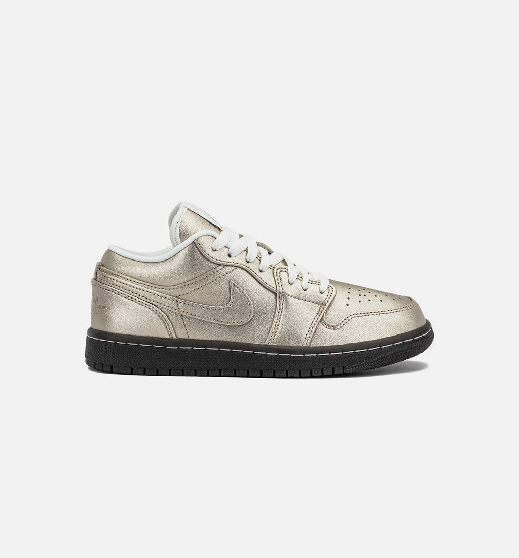 Air Jordan 1 Low SE Metallic Zinc Women's Lifestyle Shoe - Metallic Zinc/Summit White/Velvet Brown/Metallic Zinc