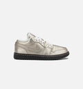 Air Jordan 1 Low SE Metallic Zinc Women's Lifestyle Shoe - Metallic Zinc/Summit White/Velvet Brown/Metallic Zinc