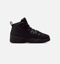 Air Jordan 12 Retro Bloodline Preschool Lifestyle Shoe - Black/Varsity Red