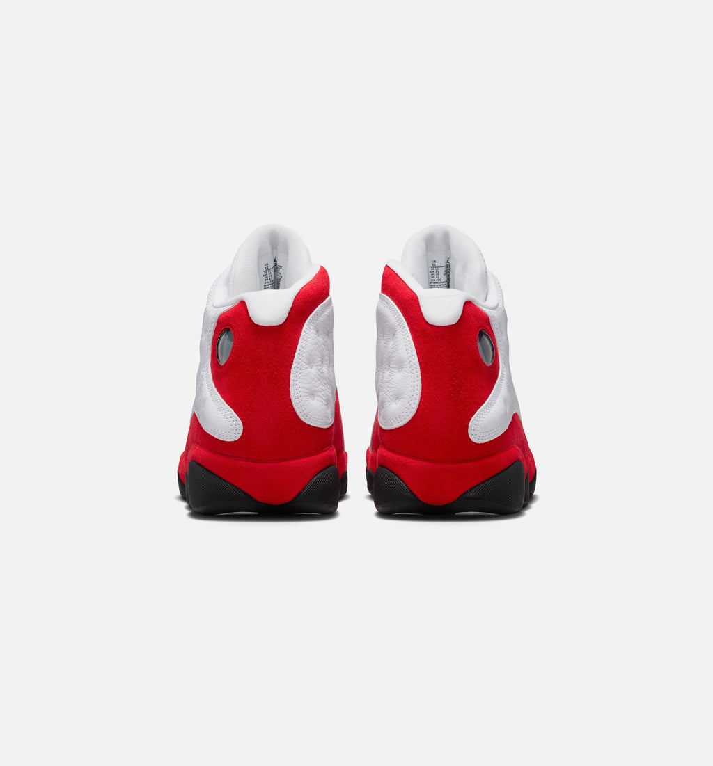 Air Jordan 13 Retro White and University Red Men's Lifestyle Shoe - White/Black/True Red