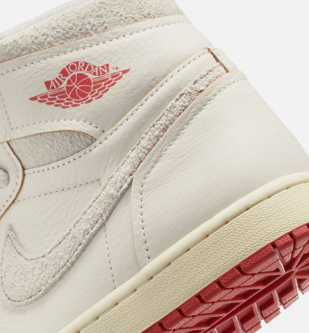 Air Jordan 1 High OG Rare Air Cinnabar Women's Lifestyle Shoe - Sail/Cinnabar/Light Bone