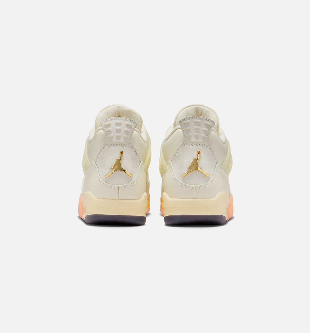 Air Jordan 4 Retro Birds of Paradise Women's Shoe - Coconut Milk/Metallic Gold/Muslin/Bright Mango/Sundial/Black