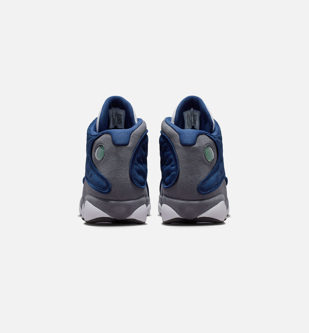 Air Jordan 13 Retro Navy and Flint Grey Men's Lifestyle Shoe - Navy/University Blue/Flint Grey/White