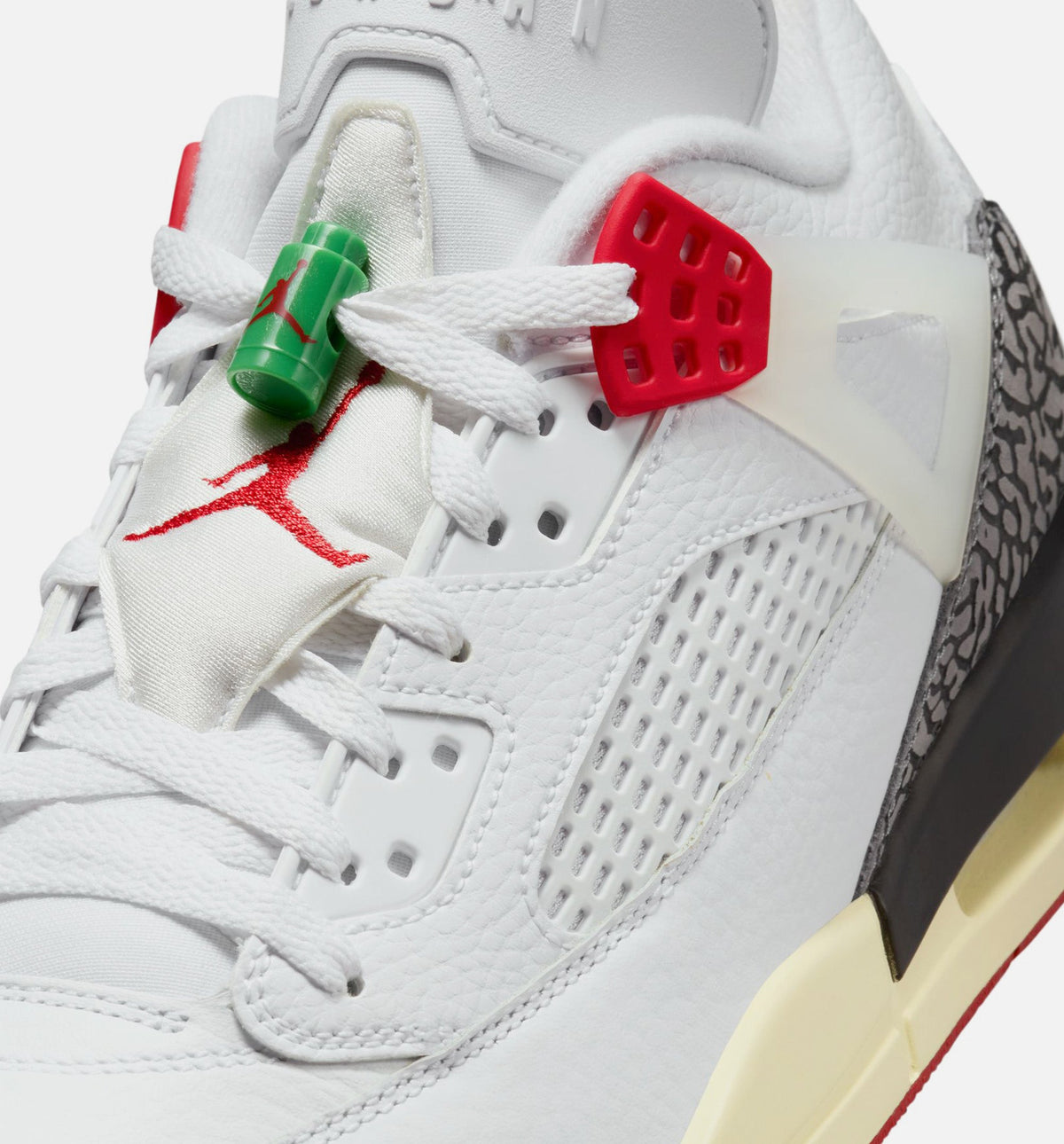 Spizike Low Men's Lifestyle Shoe - White/Black/Sail/Varsity Red