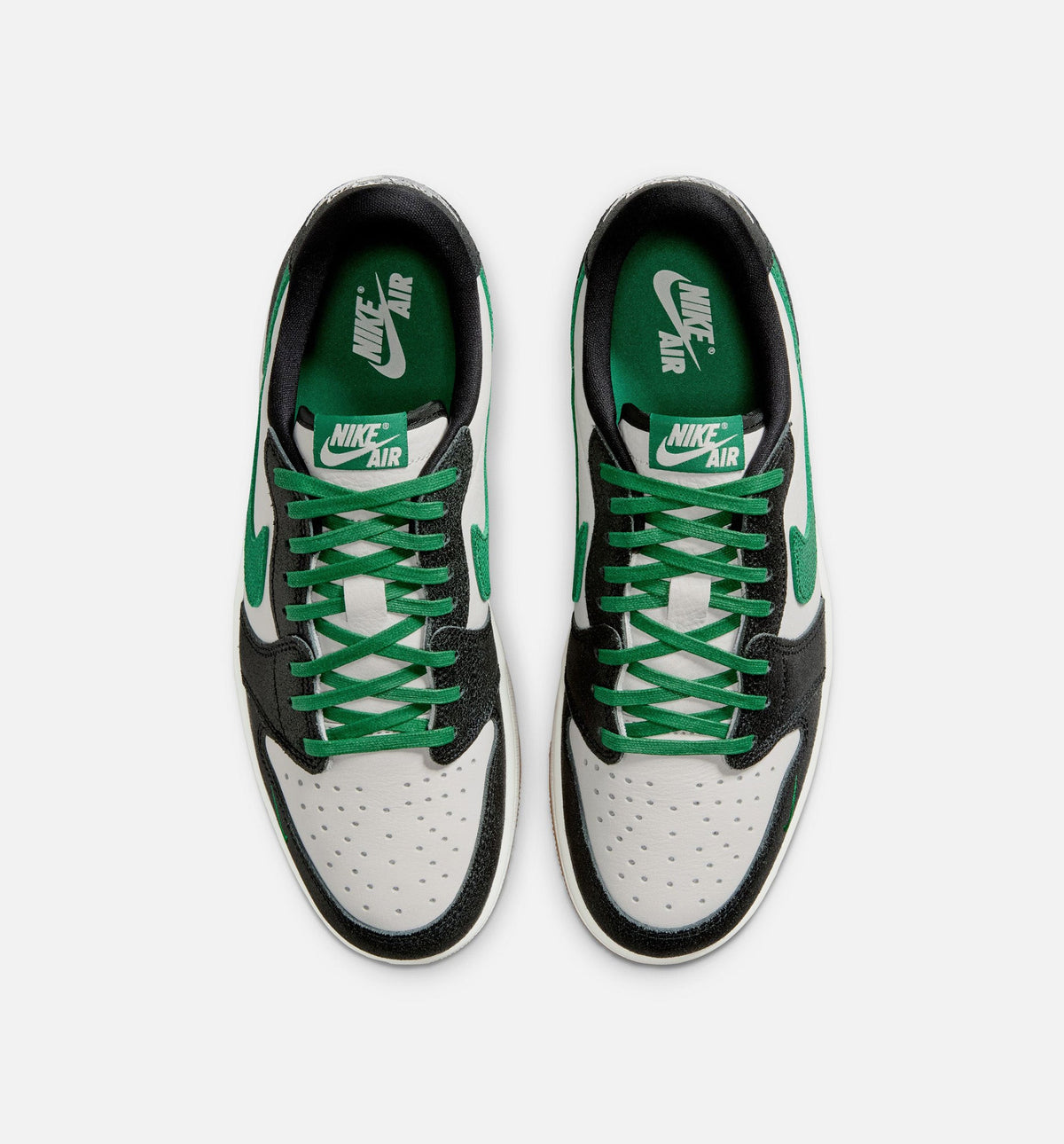 Air Jordan 1 Retro Low OG Men's Shoes - Phantom/Pine Green/Black