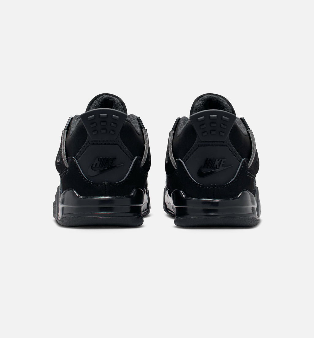 Air Jordan 4 Retro Black Cat Infant & Toddler Shoe - Black/Black/Light Graphite