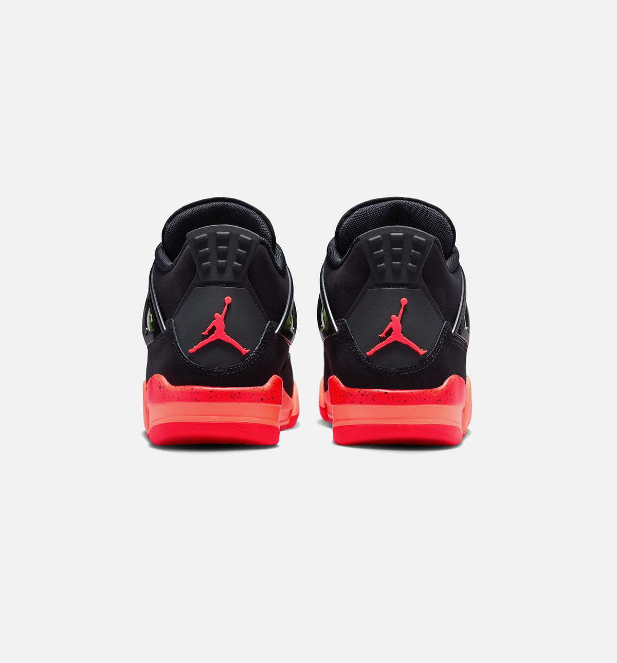Air Jordan 4 Retro Black Infrared 23 Grade School Shoe - Black/Infrared 23/Bright Mango