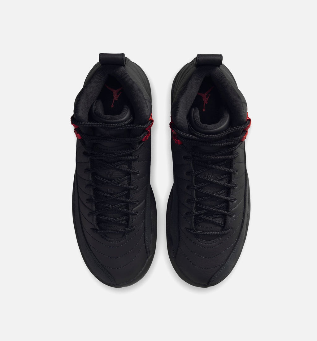 Air Jordan 12 Retro Bloodline Grade School Lifestyle Shoe - Black/Varsity Red