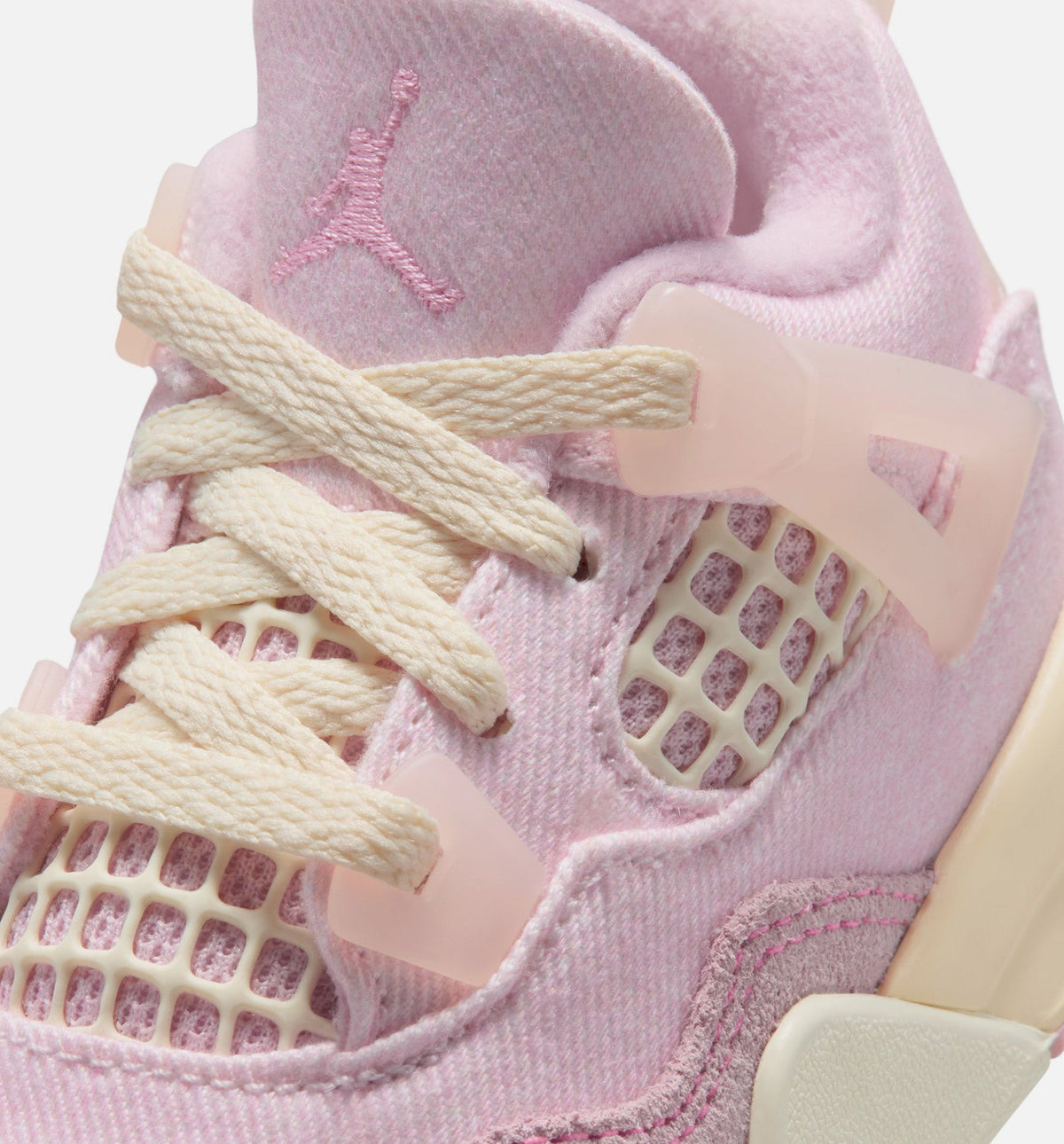 Air Jordan 4 Retro Pink Pearl and Iced Carmine Infant & Toddler Lifestyle Shoe - Iced Carmine/Coconut Milk/Anthracite/Muslin/Pinksicle