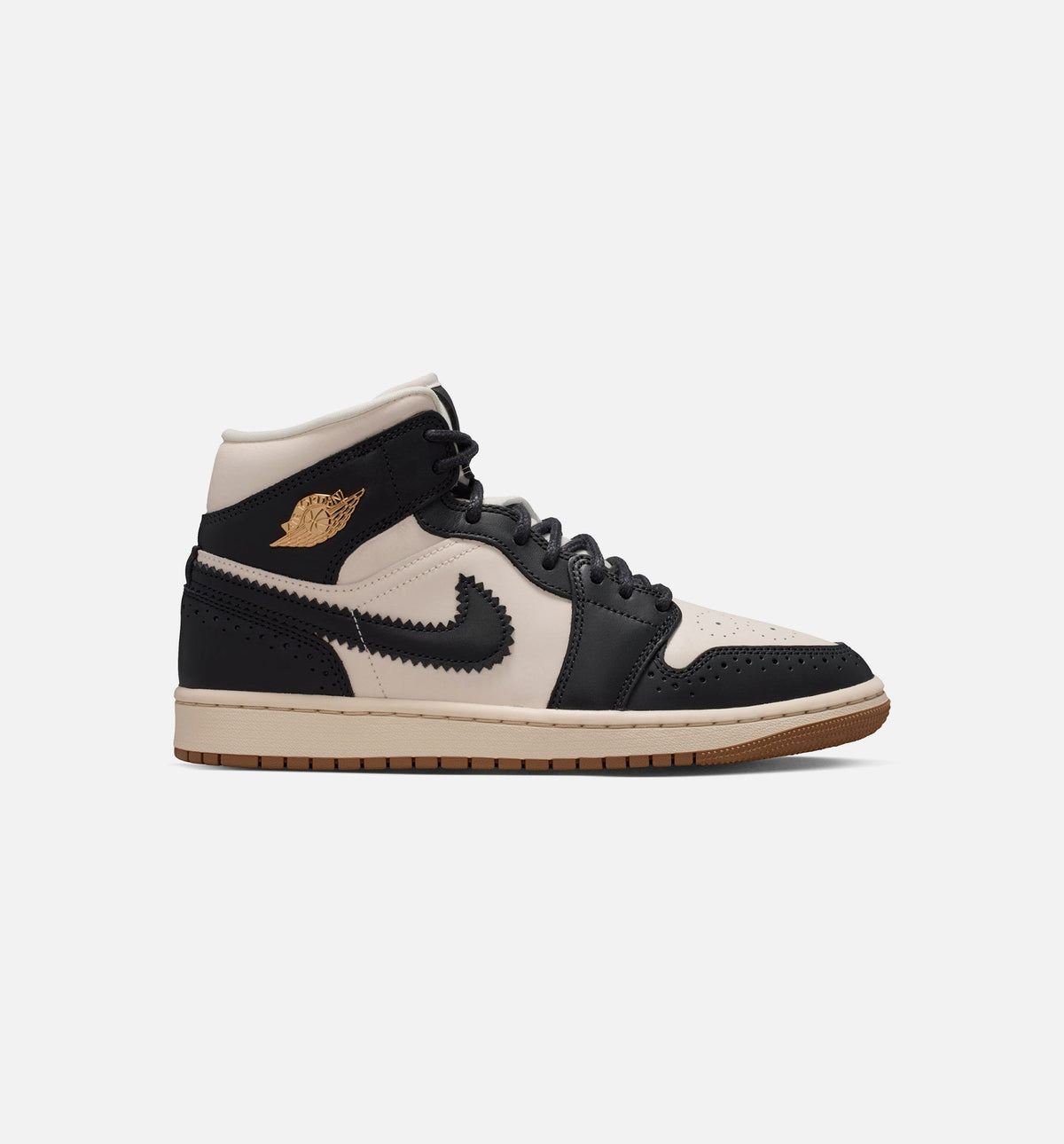 Air Jordan 1 Mid SE Women's Shoes - Off-Noir/Chalk/Pearl White