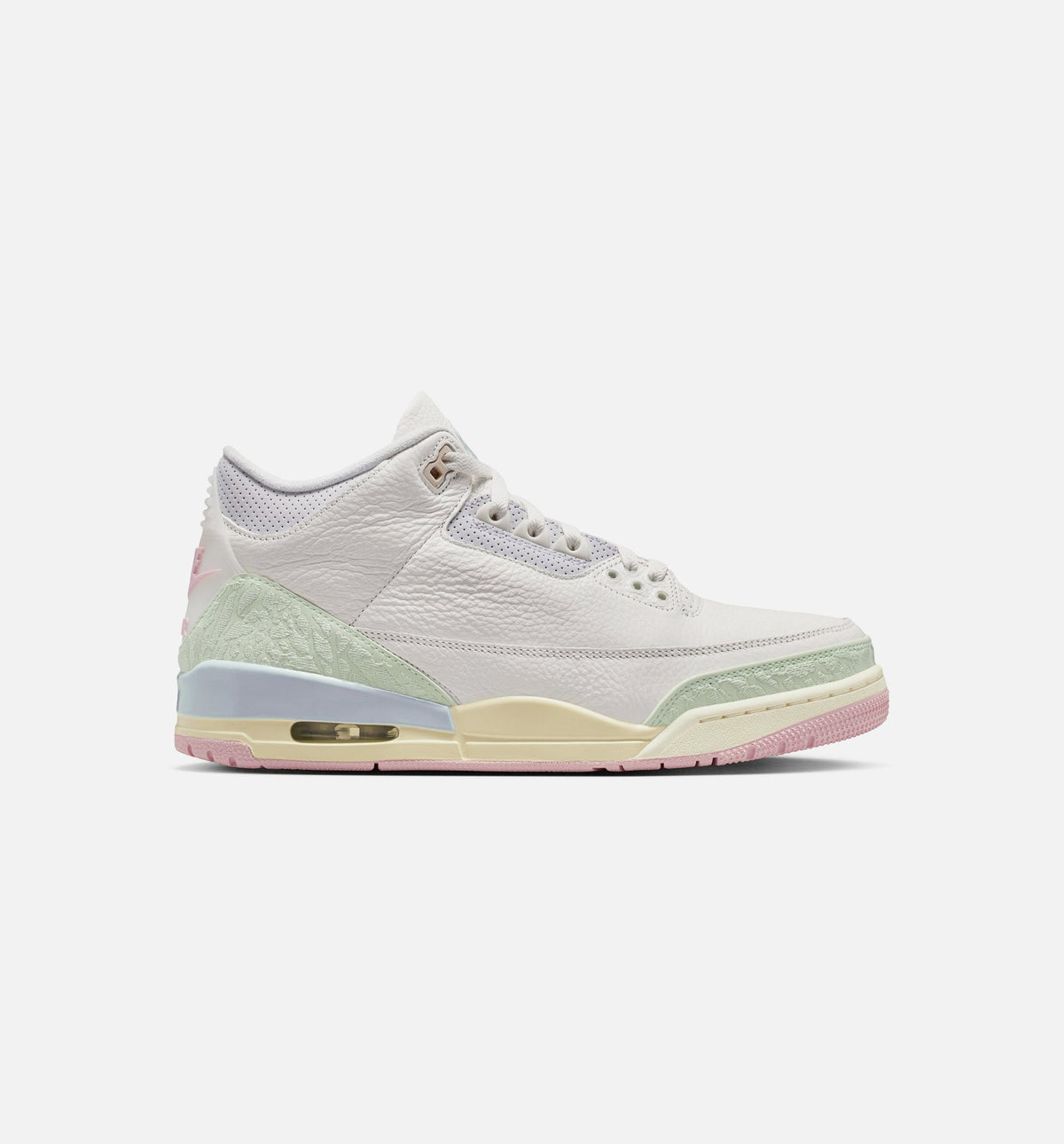 Air Jordan 3 Retro Sail & Jade Aura Men's Shoe - Sail/Jade Aura/Aura/Iced Carmine
