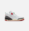 Spizike Low Men's Lifestyle Shoe - White/Black/Sail/Varsity Red