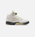 Air Jordan 5 Retro Luminous Green and Sail Women's Lifestyle Shoe - Sail/Luminous Green/Anthracite