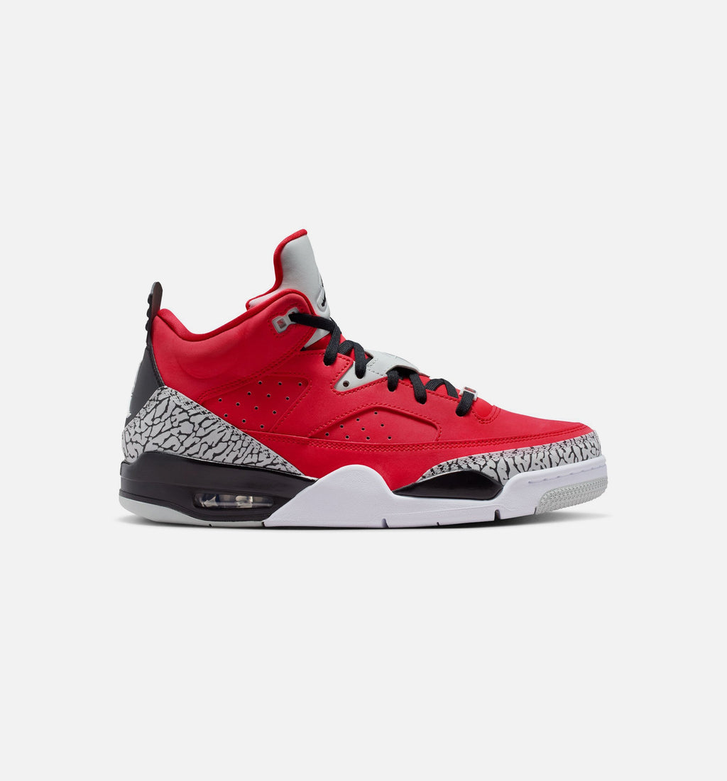 Son of Mars Low Men's Lifestyle Shoe - Fire Red/Black/Grey Mist/White