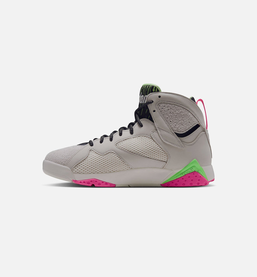 Air Jordan 7 Retro Tennis Day Men's Lifestyle Shoe - Phantom/Lime Blast/Pink Blast/Anthracite