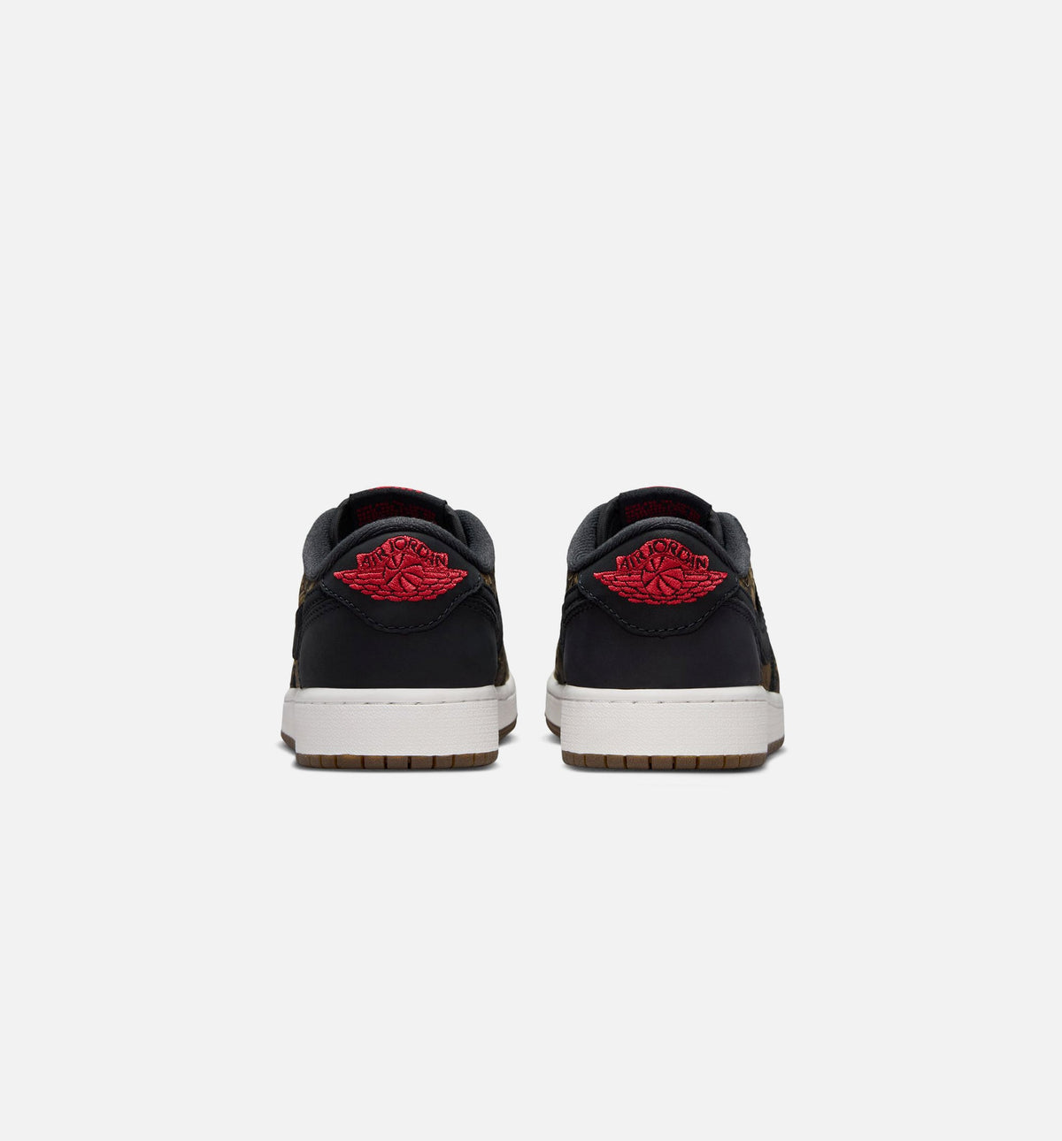 Air Jordan 1 Retro Low OG Laser Grade School Shoes - Black/Varsity Red/Summit White