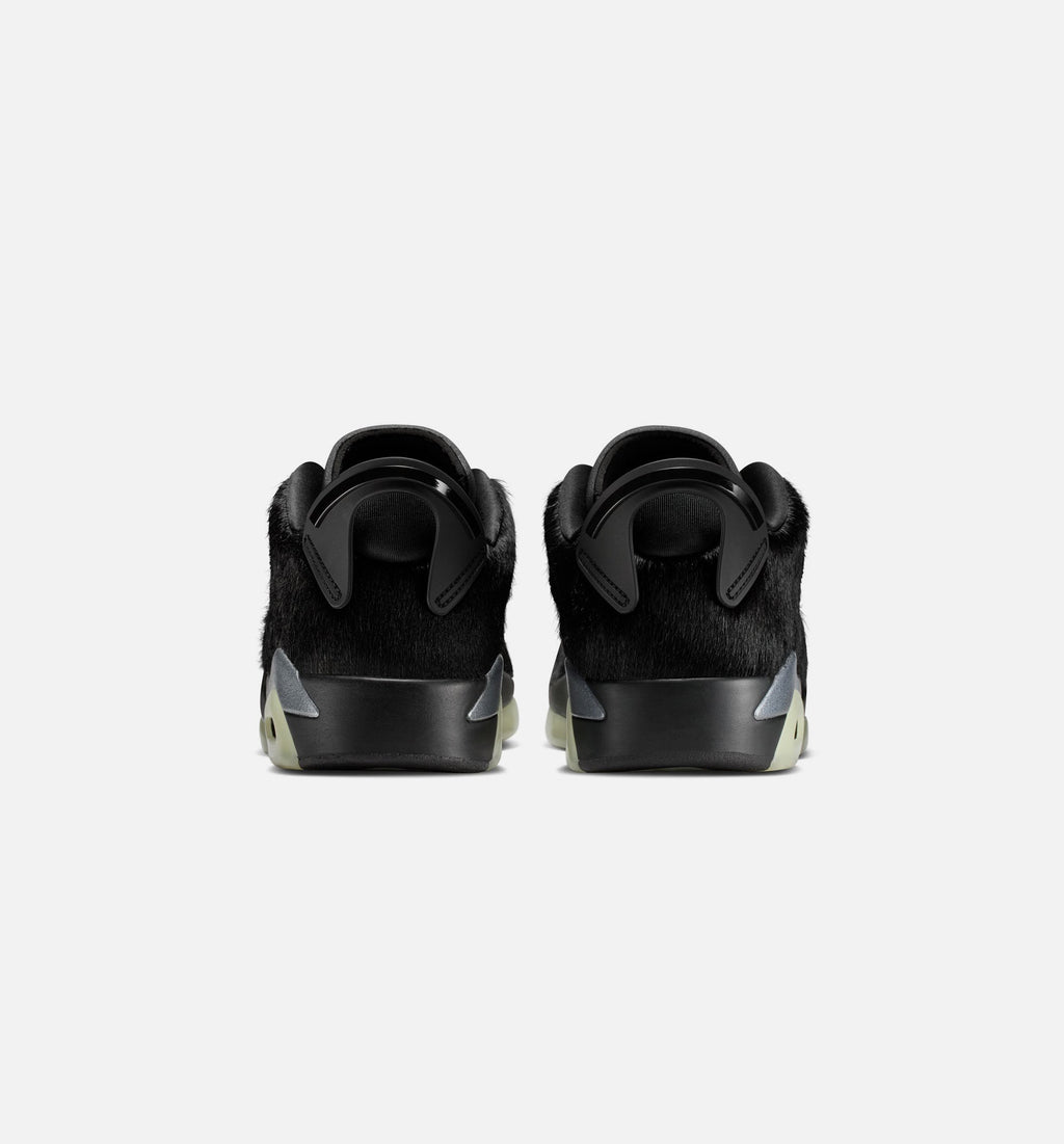 Air Jordan 6 Retro Low Blackout Women's Lifestyle Shoe - Black/Black