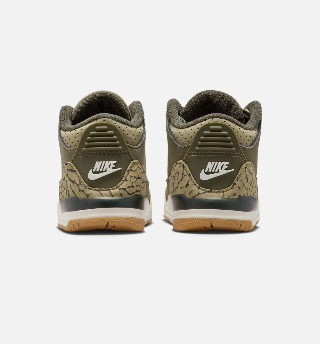 Air Jordan 3 Retro Medium Olive Infant & Toddler Shoes - Medium Olive/Sequoia/Neutral Olive/Sail