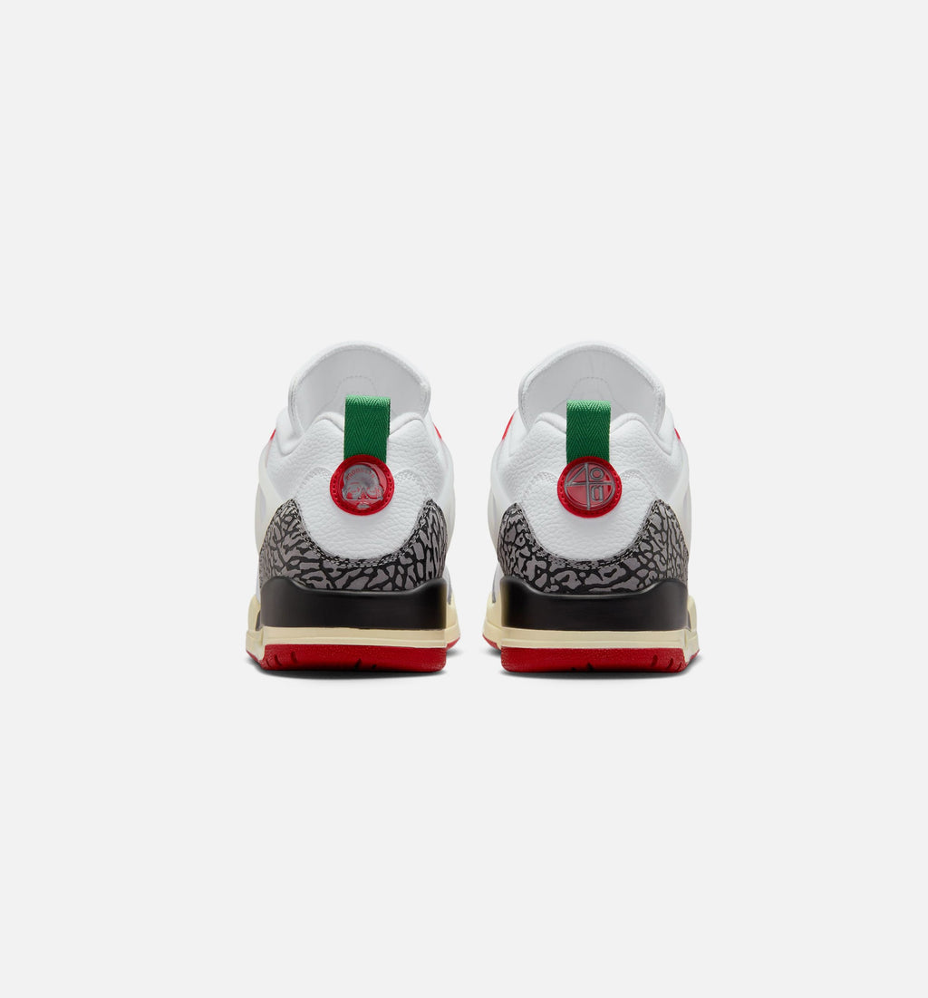 Spizike Low Men's Lifestyle Shoe - White/Black/Sail/Varsity Red