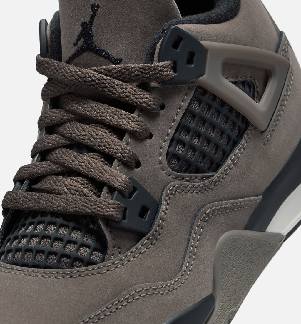 Air Jordan 4 Retro Cave Stone & Black Preschool Shoe - Cave Stone/Black/Moon Particle
