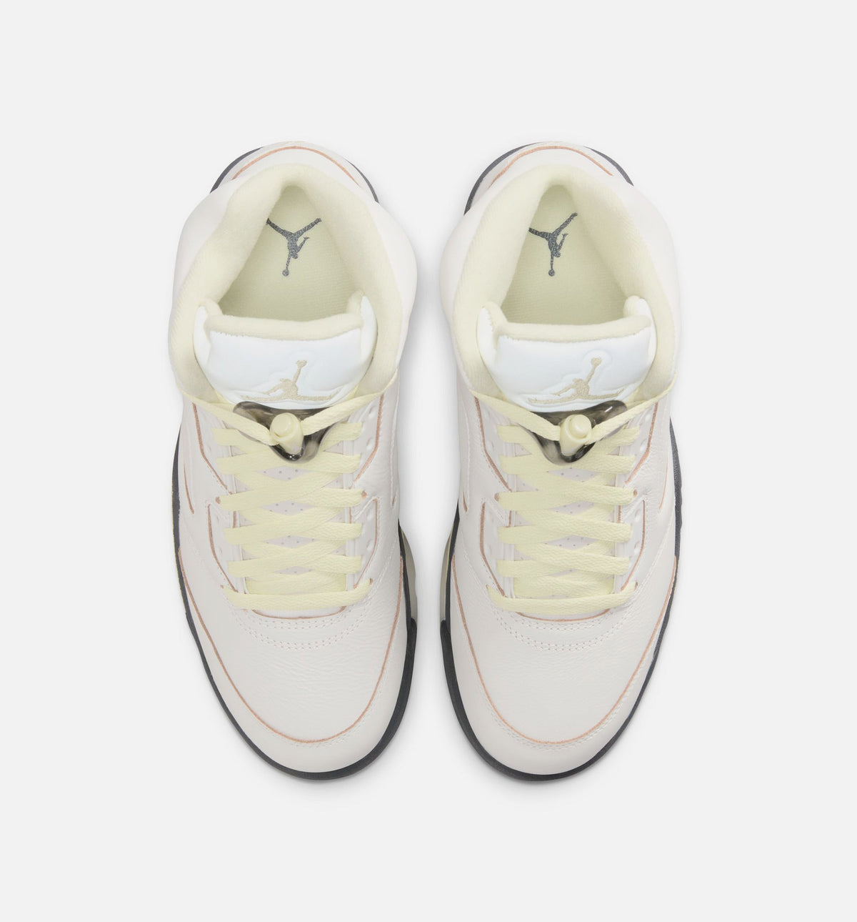 Air Jordan 5 Retro Luminous Green and Sail Women's Lifestyle Shoe - Sail/Luminous Green/Anthracite