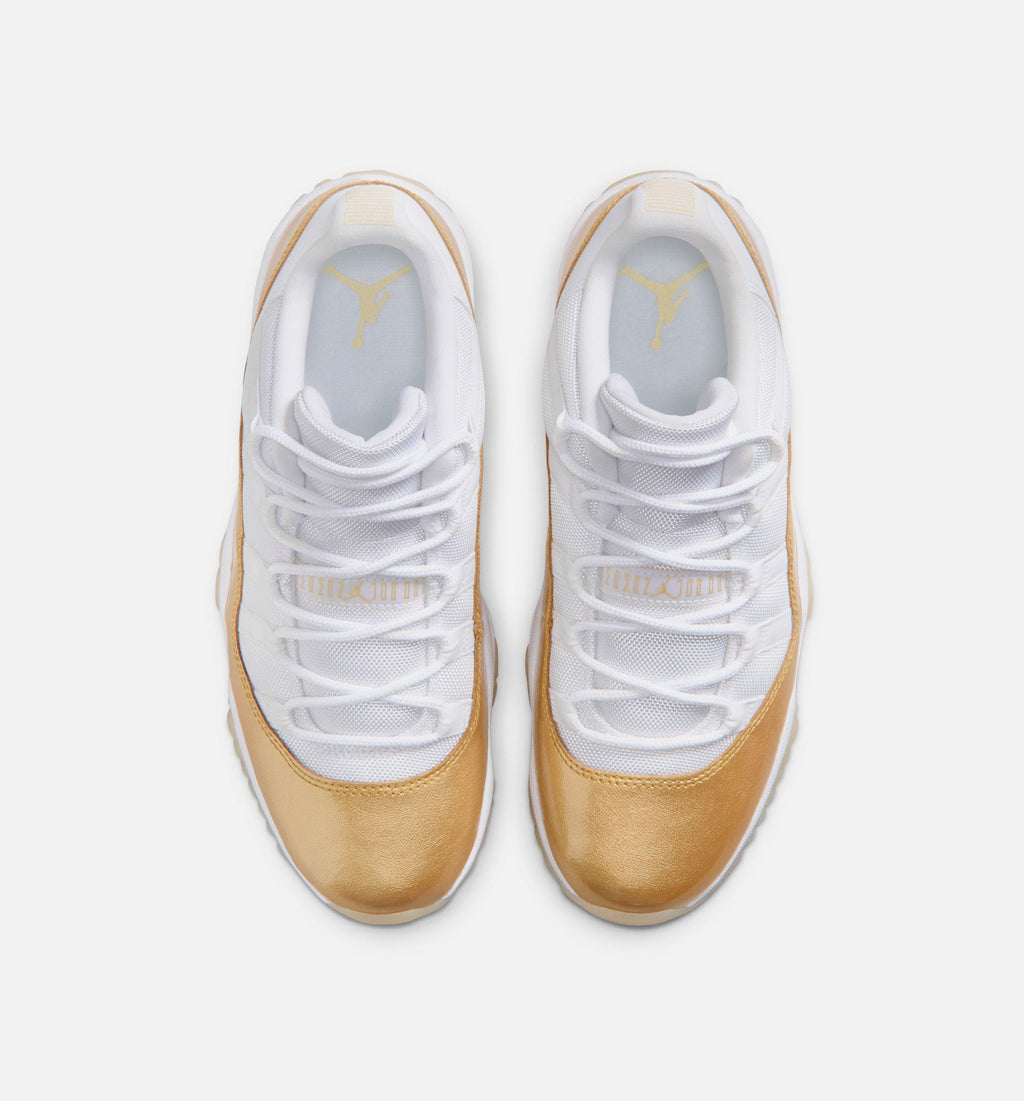 Air Jordan 11 Retro Low Mother's Day Women's Lifestyle Shoe - White/Metallic Gold/Team Gold