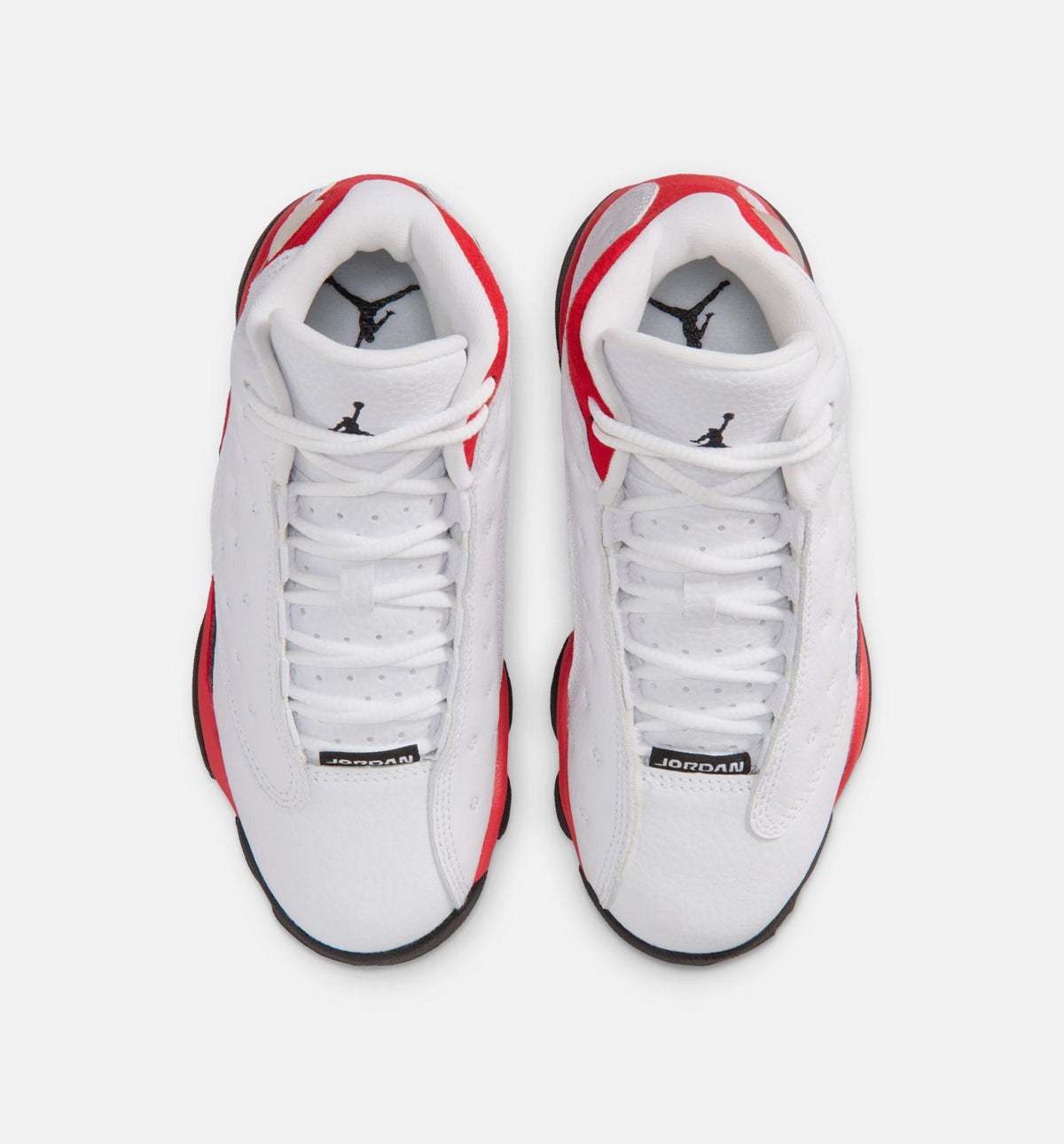 Air Jordan 13 Retro White and University Red Preschool Lifestyle Shoe - White/Black/True Red
