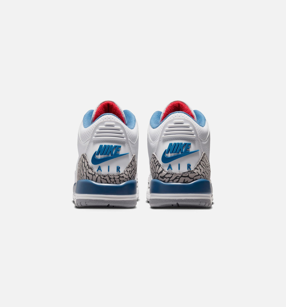 Air Jordan 3 Retro OG True Blue Grade School Shoe - White/Fire Red/True Blue