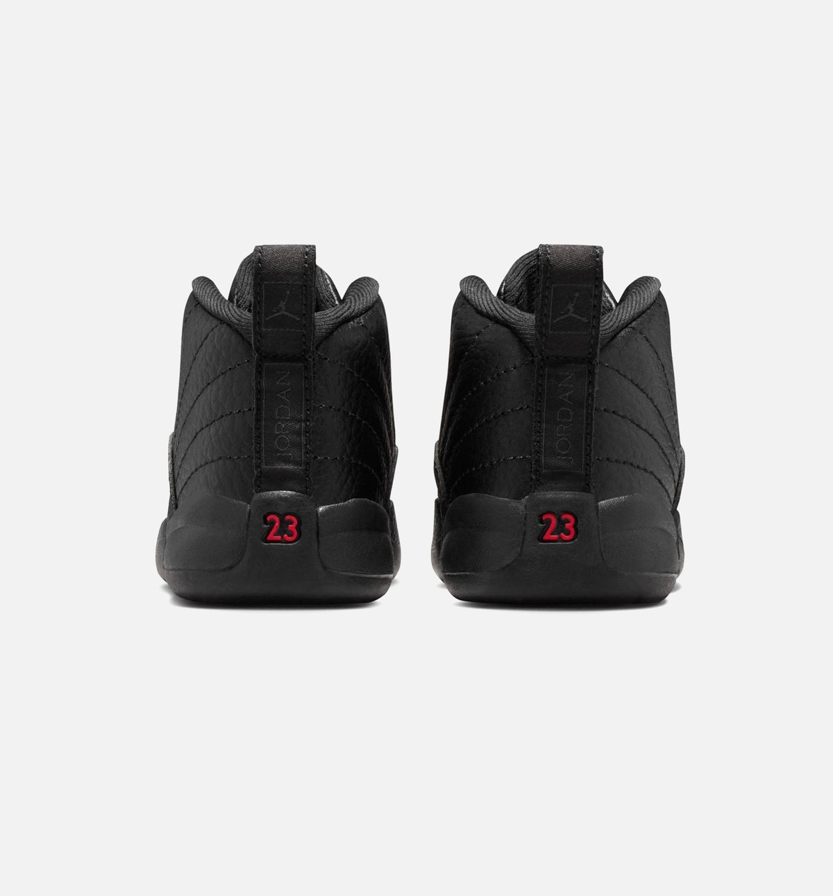 Air Jordan 12 Retro Bloodline Infant & Toddler Lifestyle Shoe - Black/Varsity Red