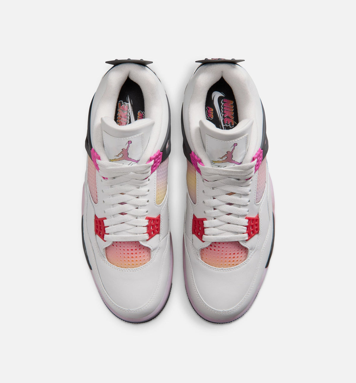 Air Jordan 4 Retro Comic Men's Shoe - Off-White/Fire Pink/Anthracite
