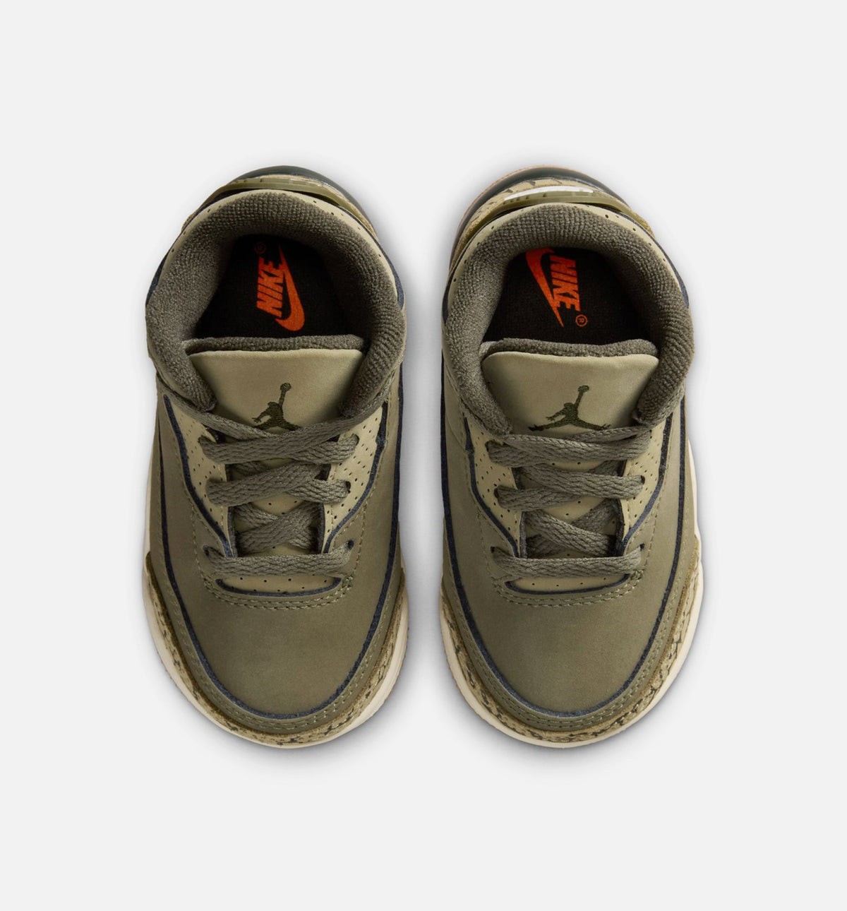 Air Jordan 3 Retro Medium Olive Infant & Toddler Shoes - Medium Olive/Sequoia/Neutral Olive/Sail