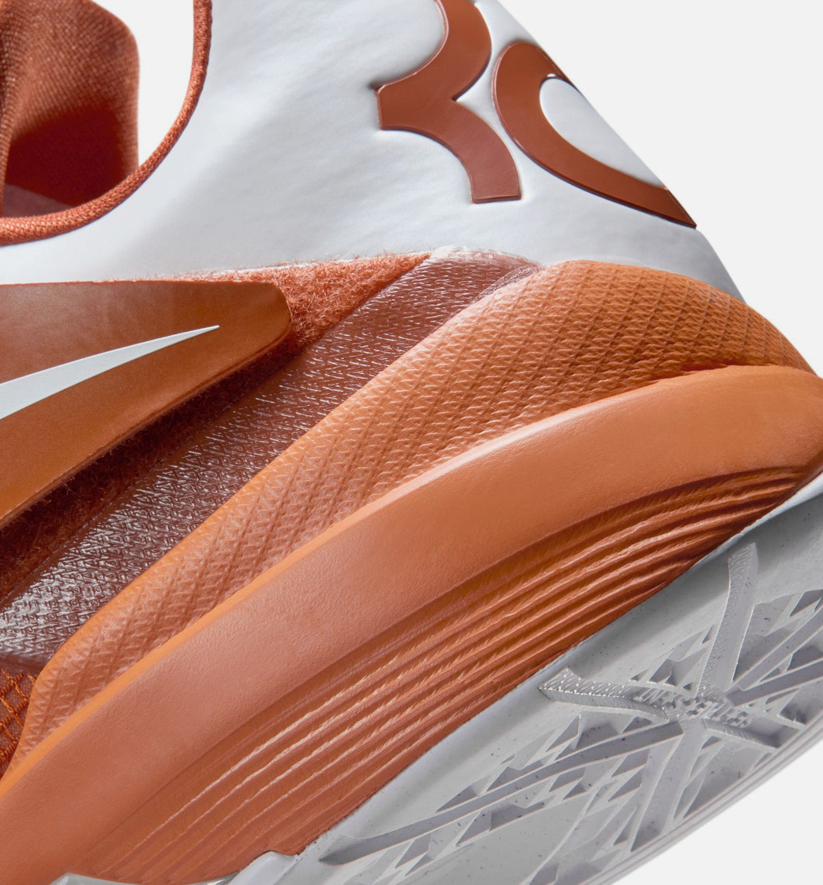 Zoom KD 4 Texas Longhorns Men's Lifestyle Shoe - Desert Orange/White