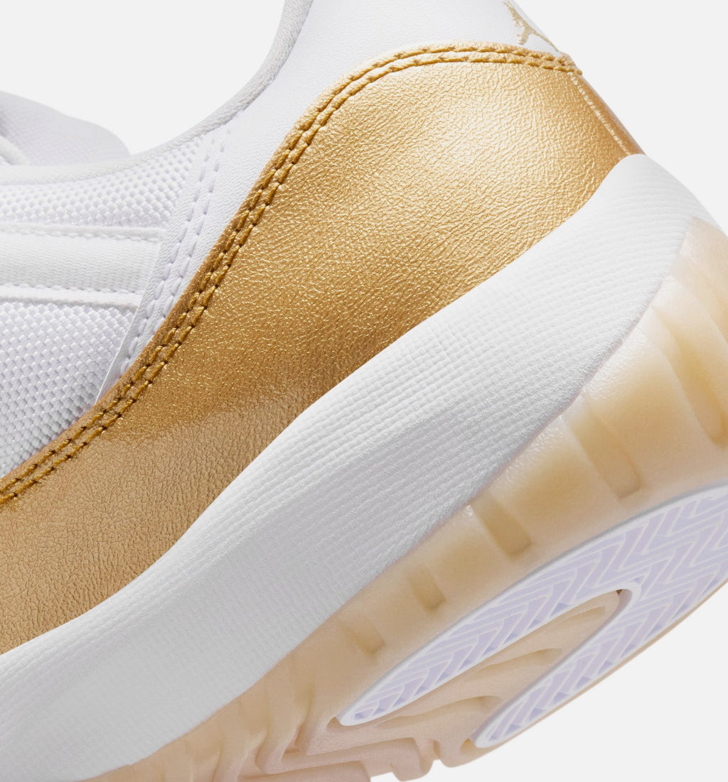 Air Jordan 11 Retro Low Mother's Day Women's Lifestyle Shoe - White/Metallic Gold/Team Gold