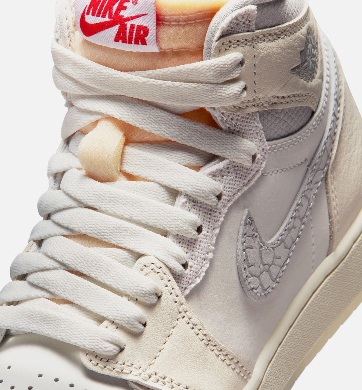 Air Jordan 1 Retro High OG Grade School Shoes - Sail/University Red/Pale Ivory/Coconut Milk/Phantom