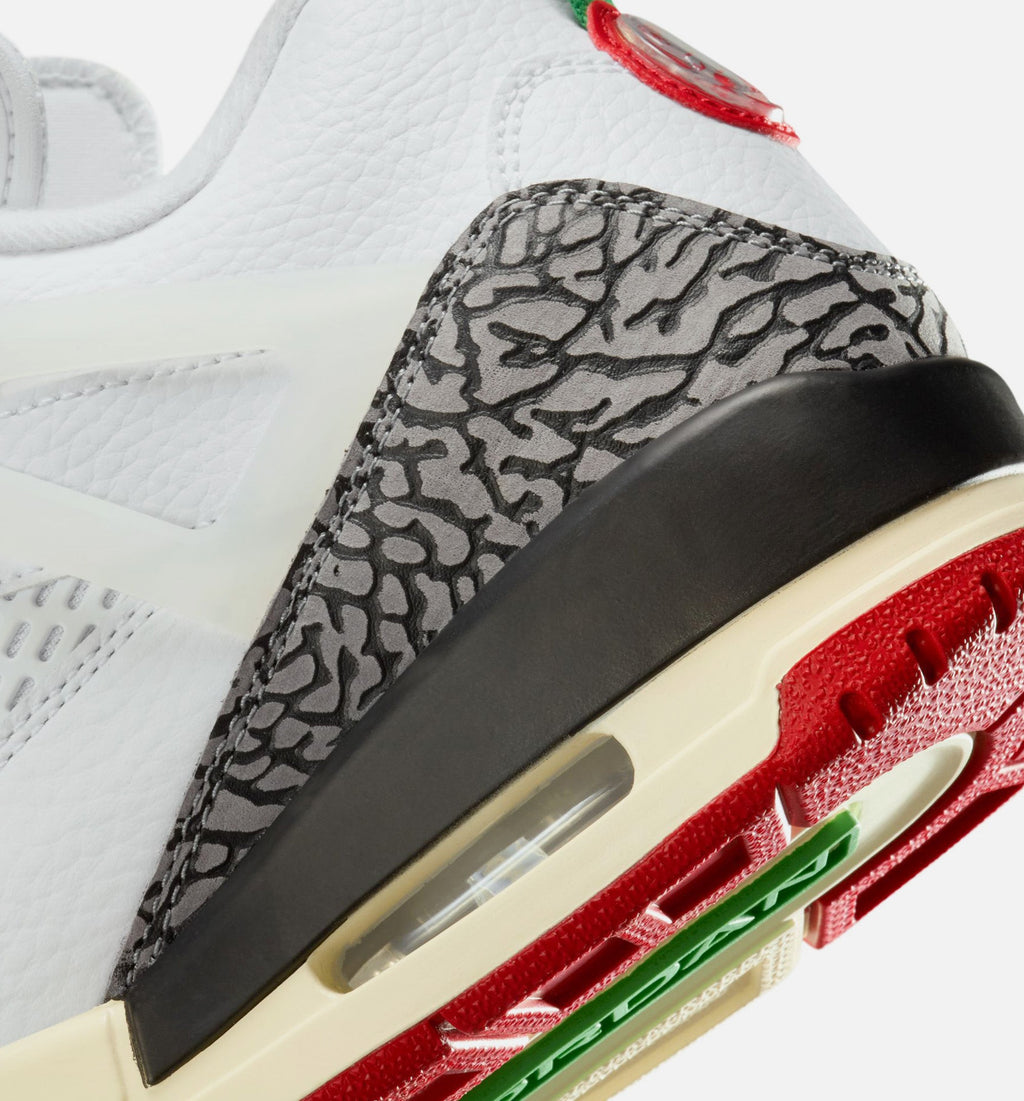 Spizike Low Men's Lifestyle Shoe - White/Black/Sail/Varsity Red