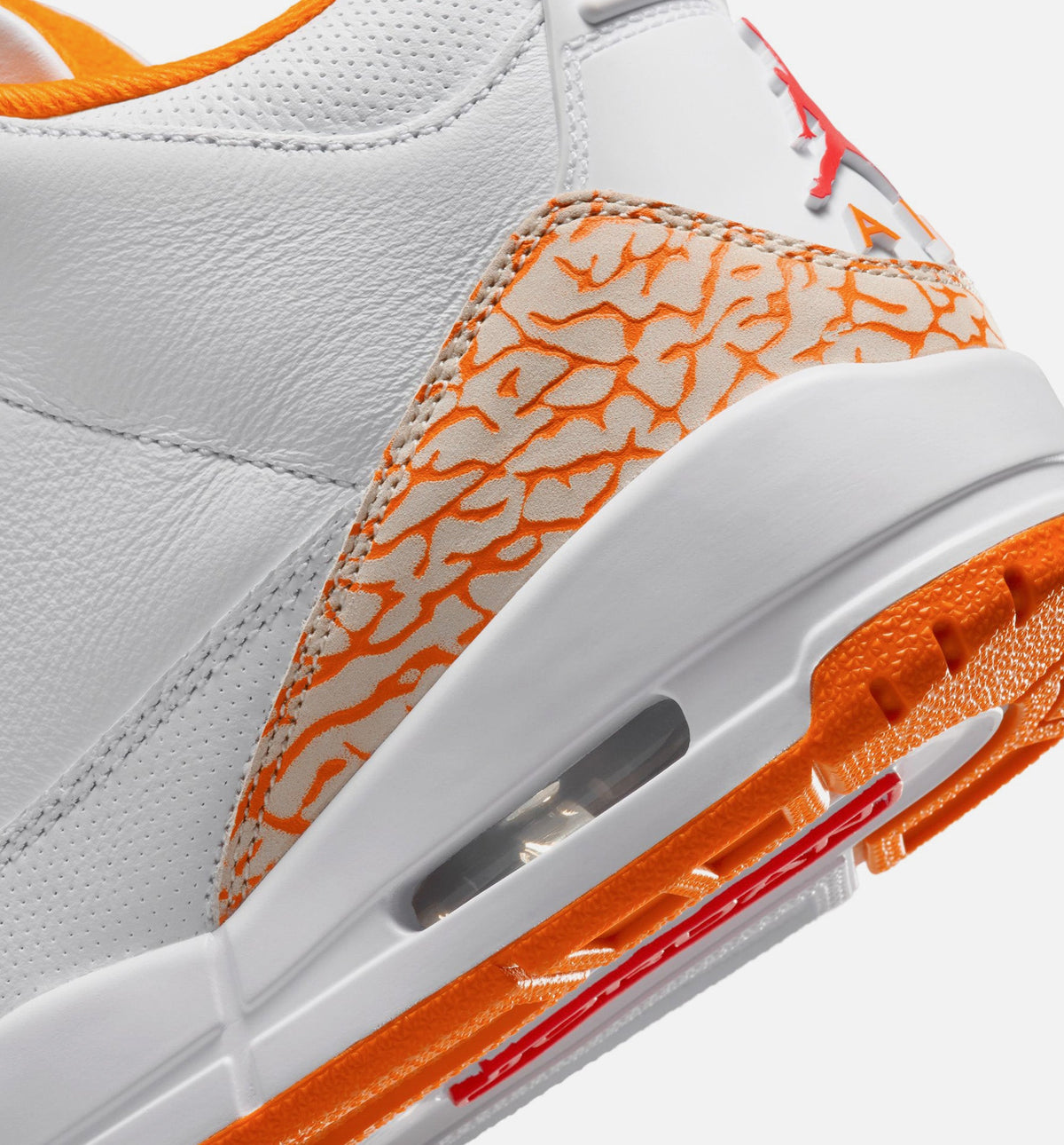 Air Jordan 3 Retro Orange Citrus Women's Shoe - White/Multicolor