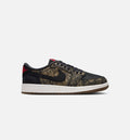 Air Jordan 1 Retro Low OG Laser Grade School Shoes - Black/Varsity Red/Summit White
