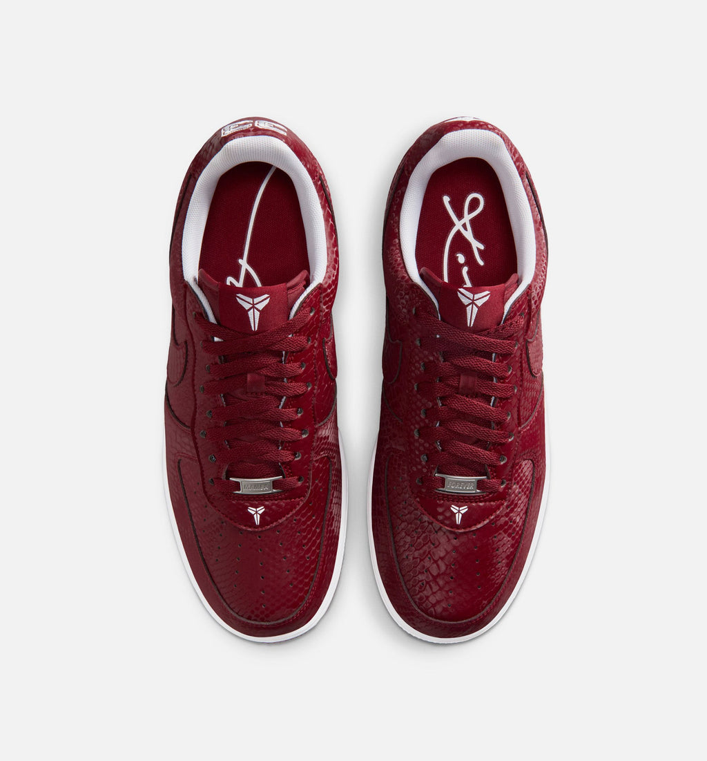 Kobe Air Force 1 Low Merion Men's Lifestyle Shoe - Team Red/White
