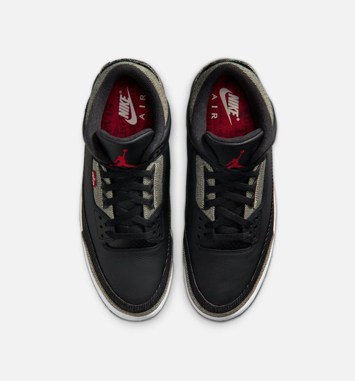 Air Jordan 3 x Levi's Men's Lifestyle Shoe - Denim/Black/Gym Red