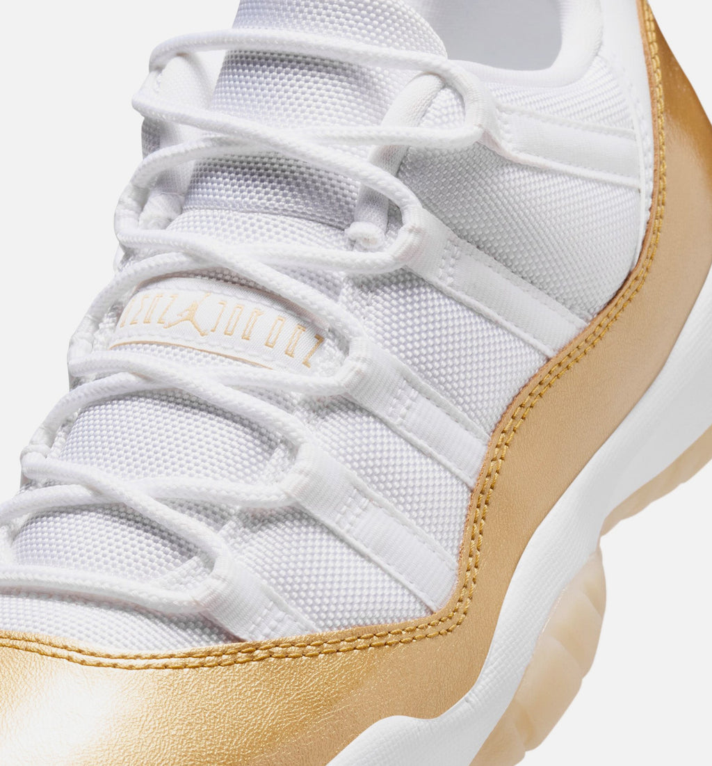 Air Jordan 11 Retro Low Mother's Day Women's Lifestyle Shoe - White/Metallic Gold/Team Gold
