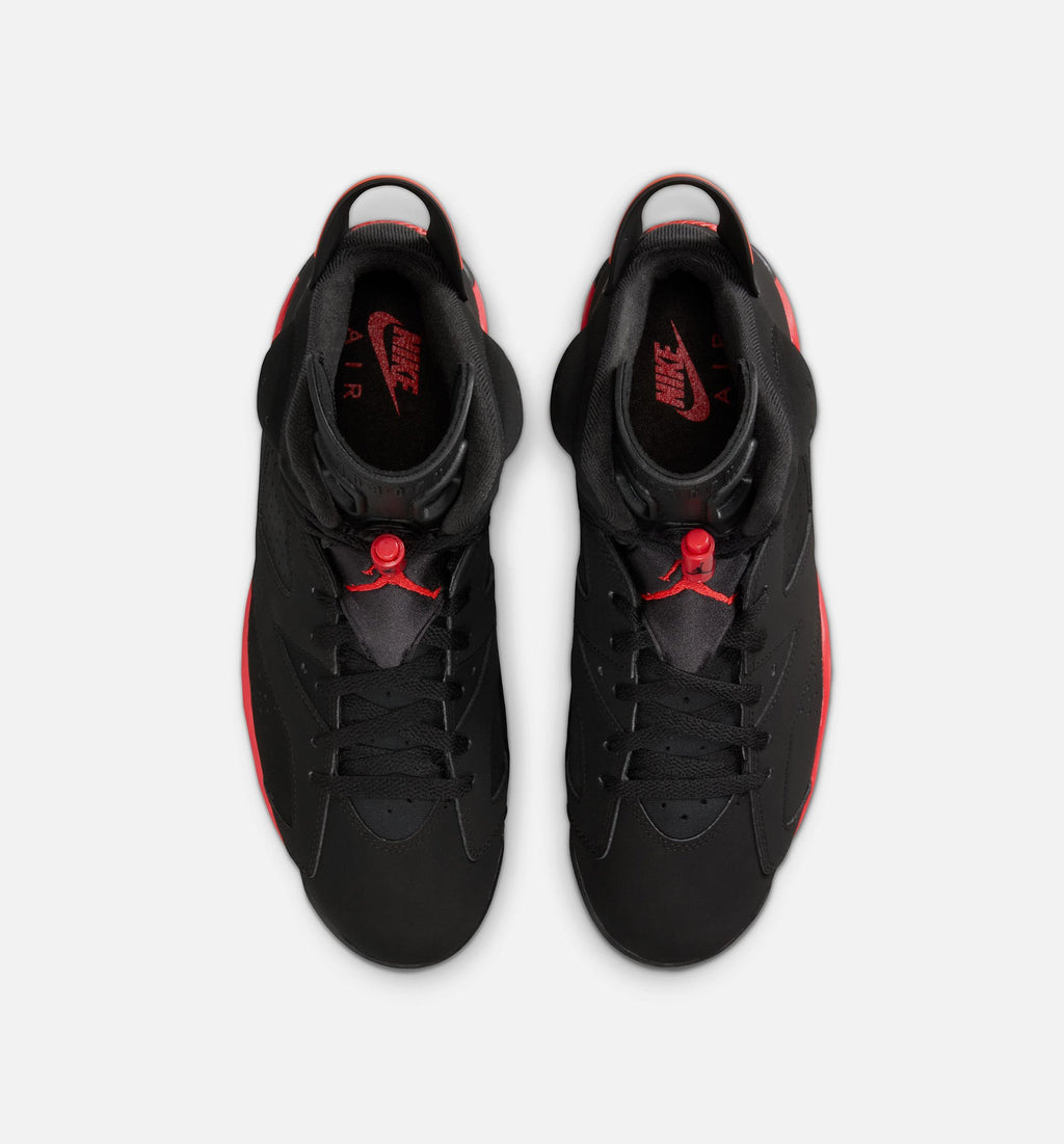 Air Jordan 6 Retro Infrared Salesman Men's Lifestyle Shoe - Black/Light Crimson